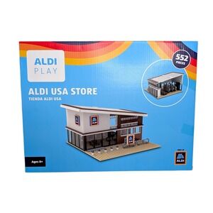 Aldi Play Aldi USA Store Brick Build Supermarket Set 552 Pcs Brand New